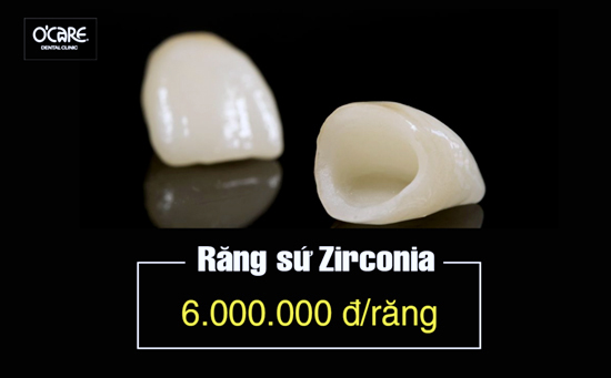 giá bọc răng sứ cercon - zirconia